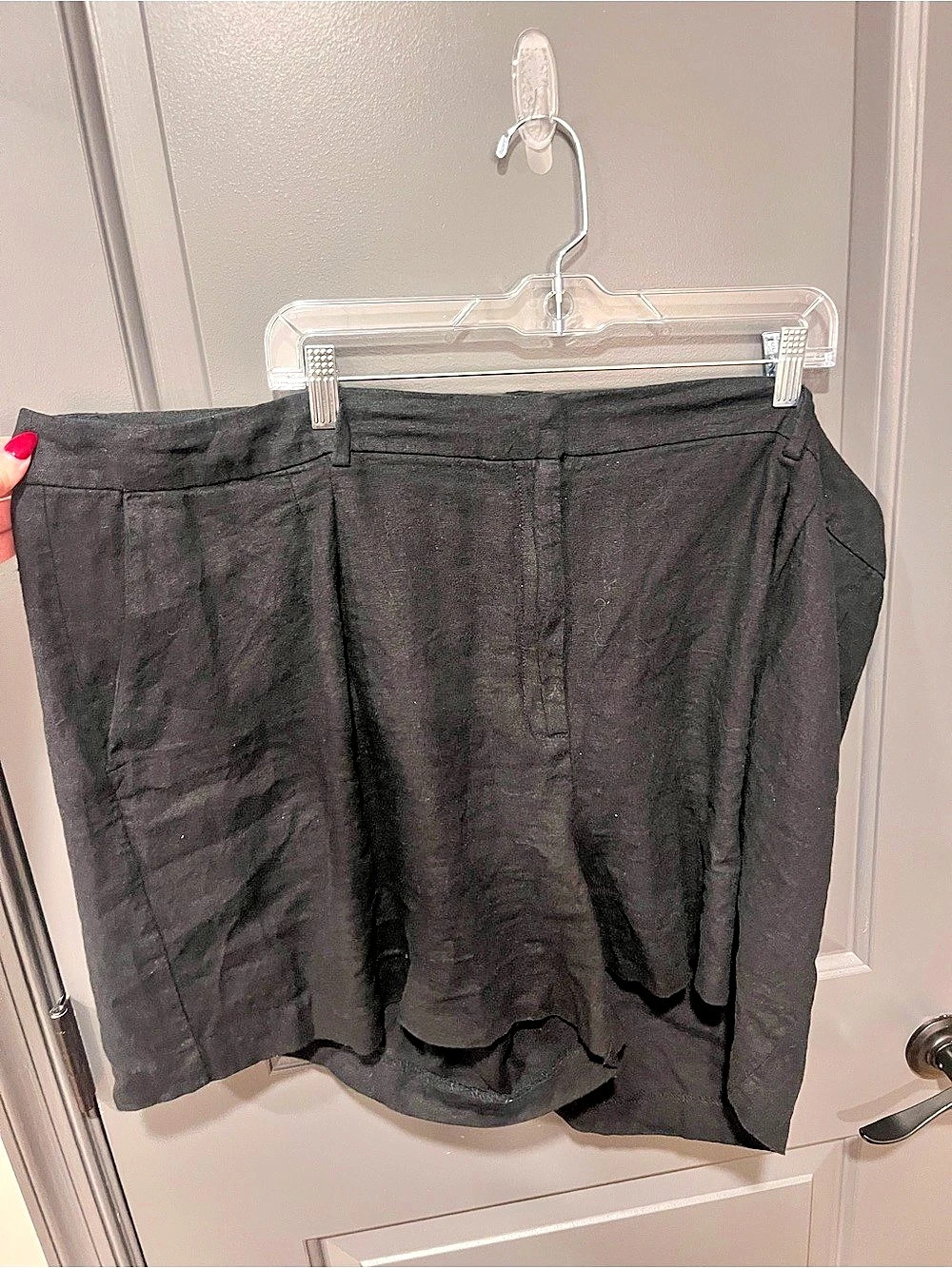 Old Navy Extra High-Waisted Linen-Blend Taylor Trouser Shorts Taylor Trouser
